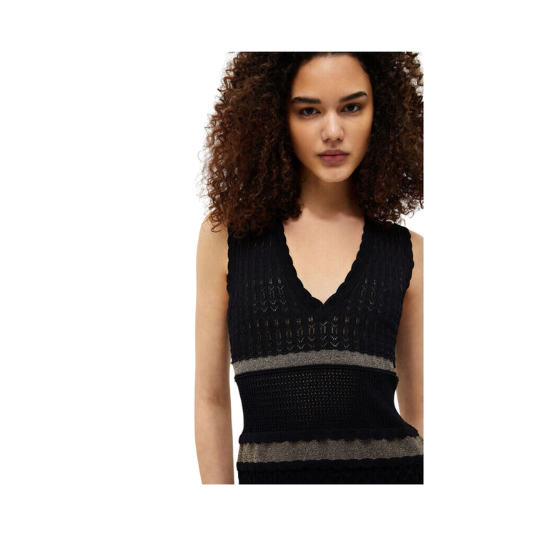 Abito Donna con mix di lavorazioni 3D