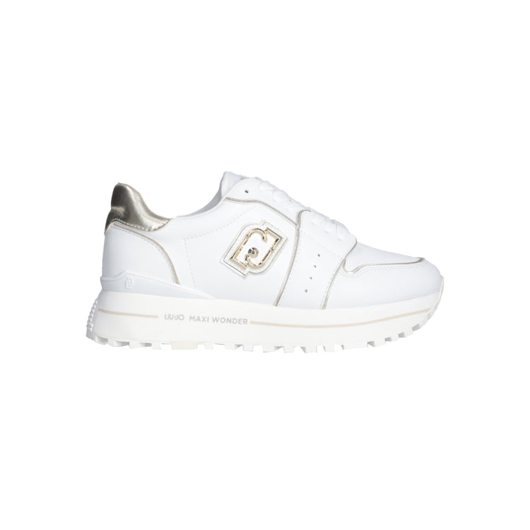 Sneakers Donna con tomaia in pelle bianca