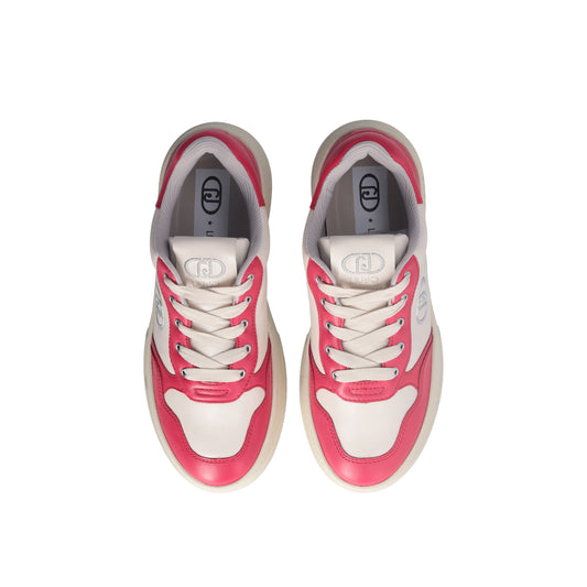 Sneakers Donna bicolor in pelle