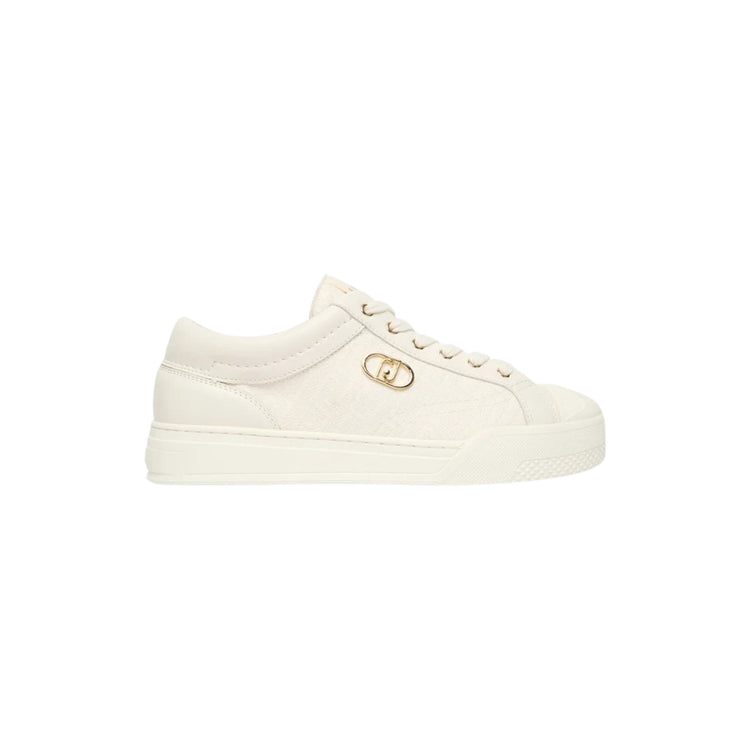 Sneakers Donna con logo monogram tinta unita