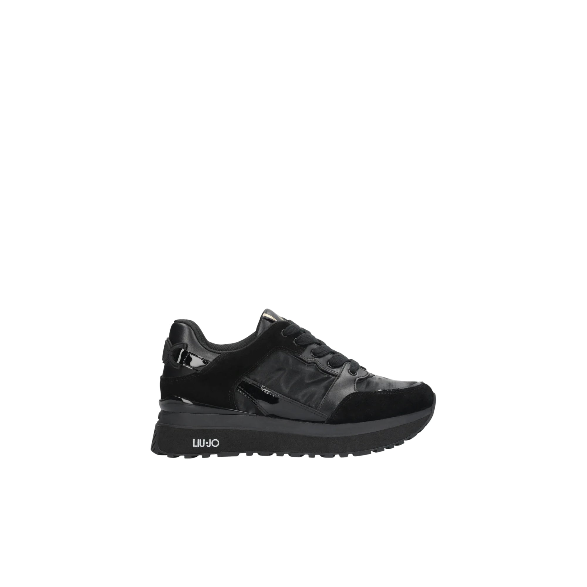 Sneakers Donna Platform in pelle Nero Liu Jo Martini 900