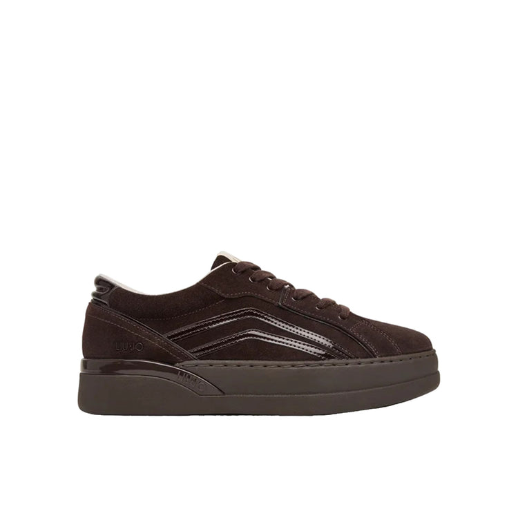 Sneakers Donna in suede marrone