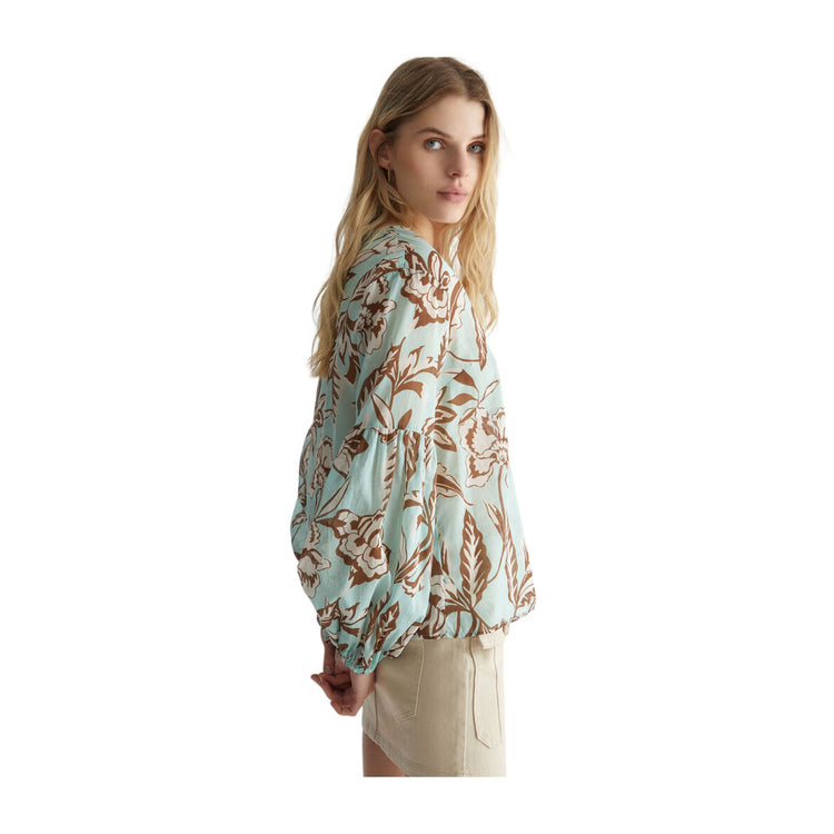 Dettaglio laterale maniche a palloncino