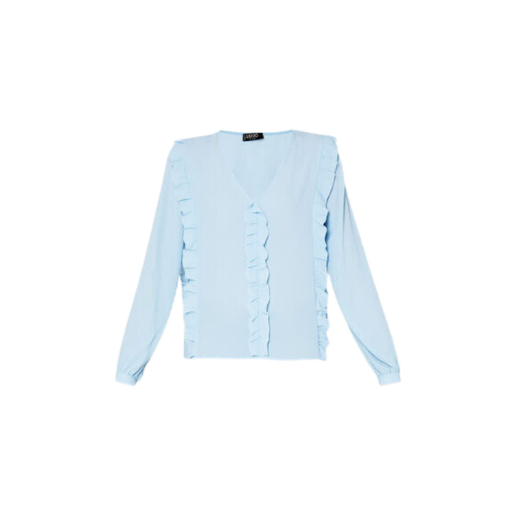 Blusa Donna con rouches sui lati