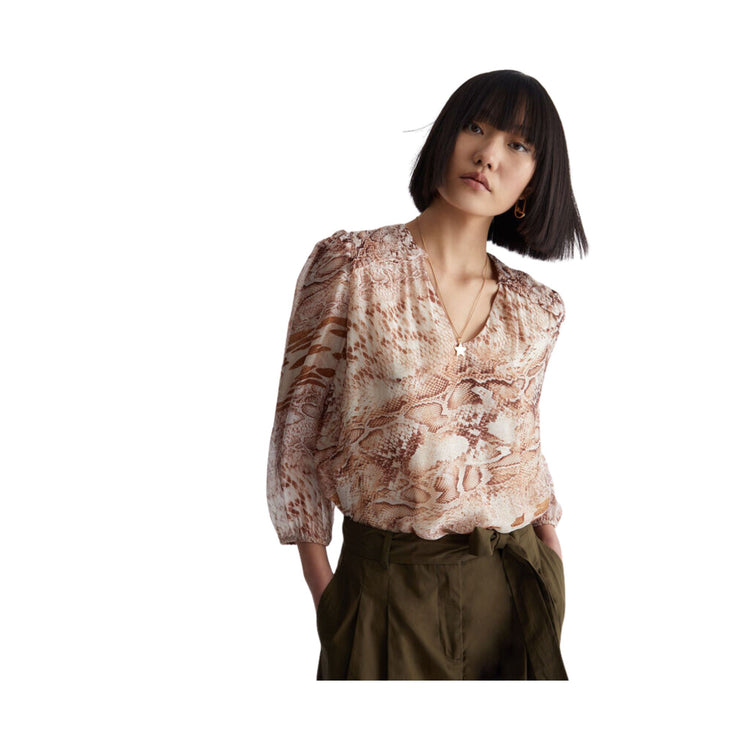 Blusa Donna pitonata