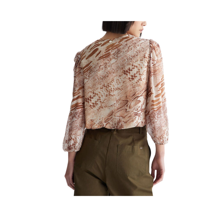 Blusa Donna pitonata