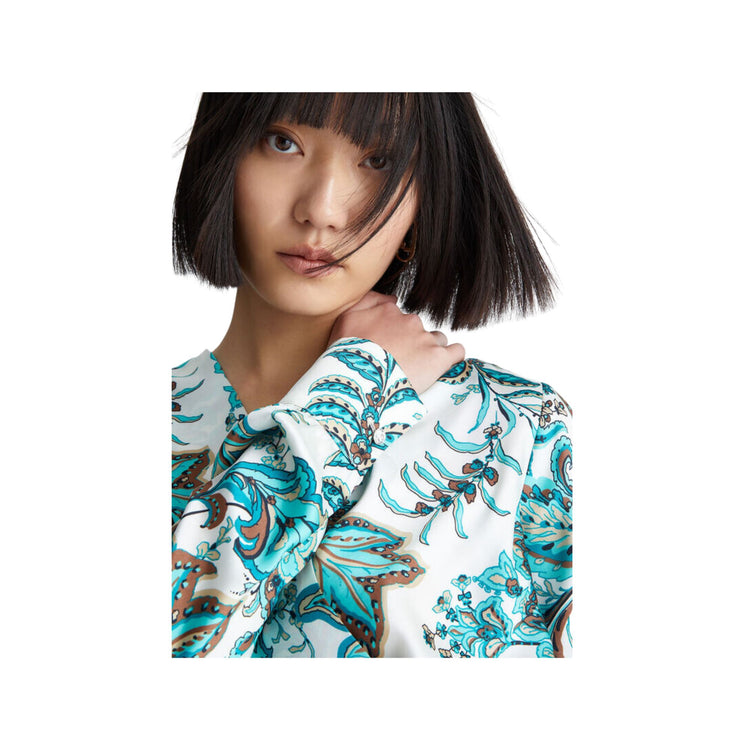 Blusa Donna incrociata a fantasia