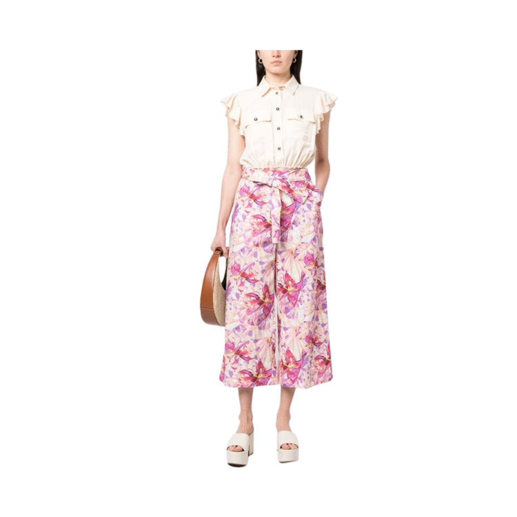 Blusa Donna con maniche ad aletta