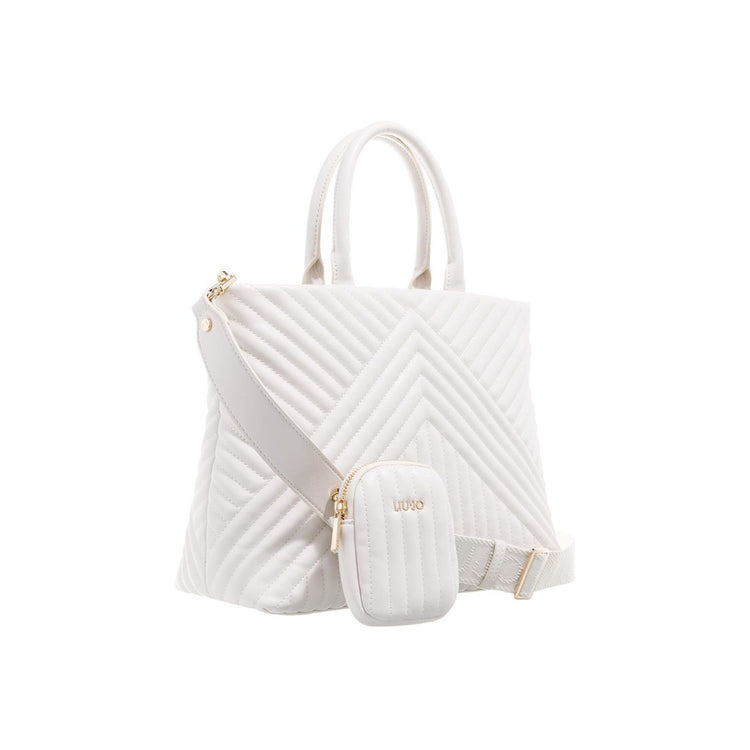 Women's quilted shopper bag