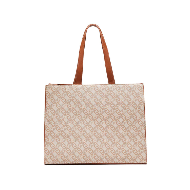 Borsa Donna modello shopper inserti a contrasto