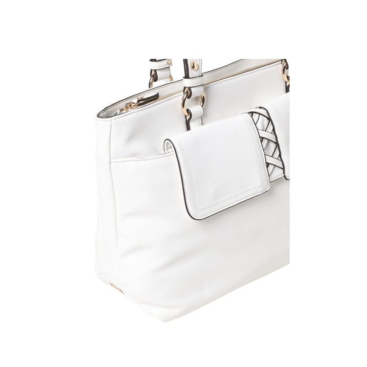 Women's bag in micro-grain synthetic leather