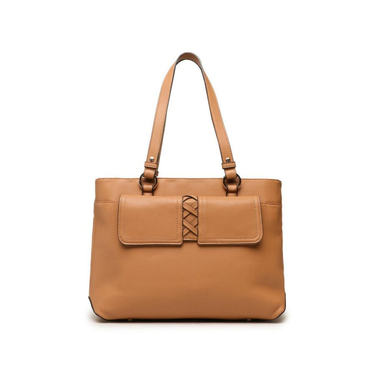 Women's bag in micro-grain synthetic leather