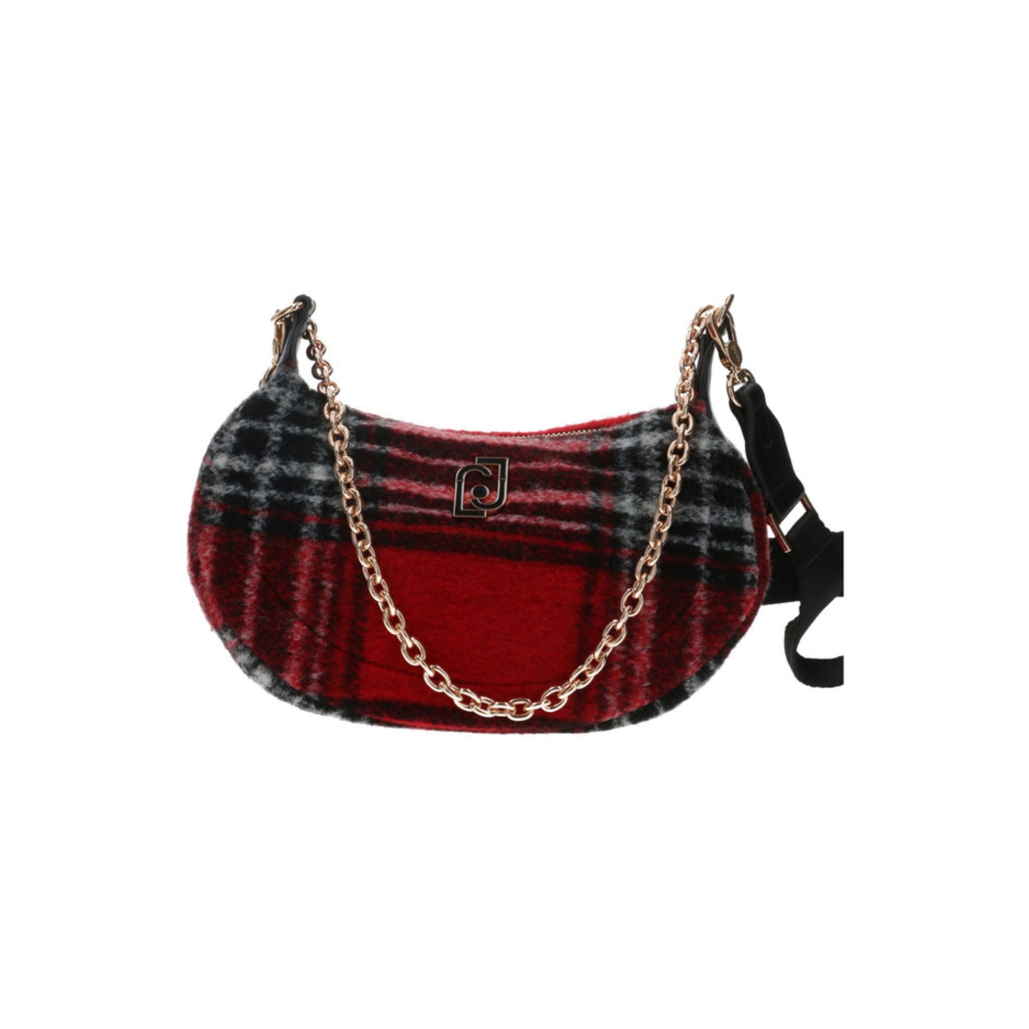 Women's shoulder bag with tartan pattern - Liu Jo