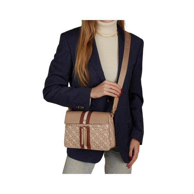 Women's bag with monogram print