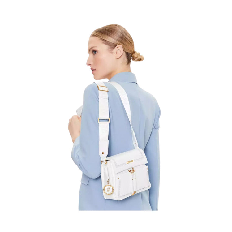 Women's bag with wide shoulder strap