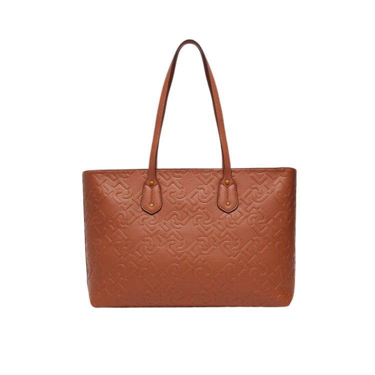 Women's bag with tumbled effect
