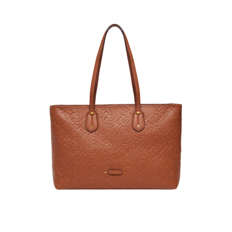 Women's bag with tumbled effect