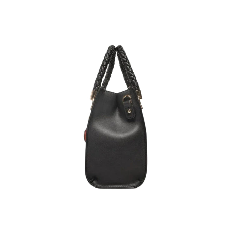 Women's bag with braided handles