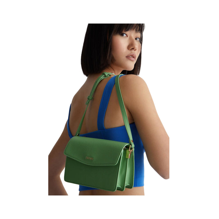 Solid color women's shoulder bag