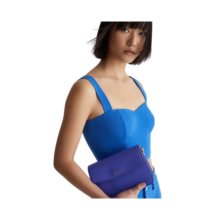 Solid color women's shoulder bag