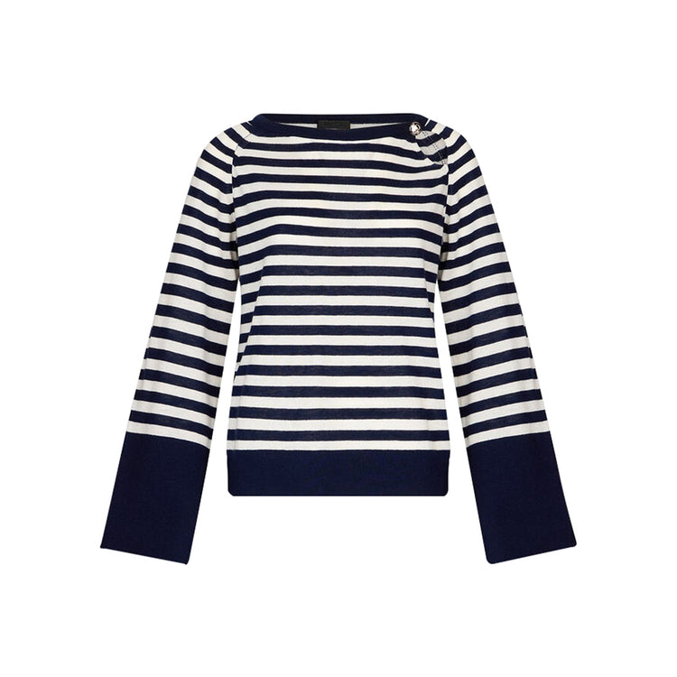 Maglia Donna in lana e cahmere a righe
