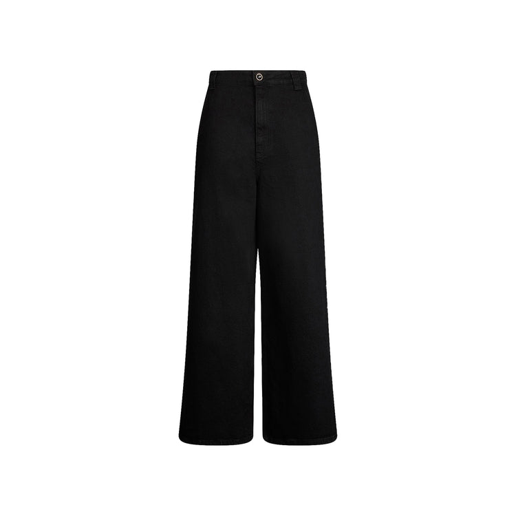 Jeans Donna a palazzo Nero