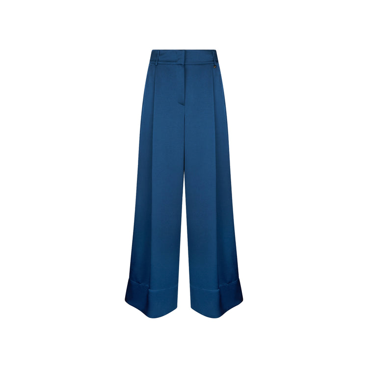 Pantaloni Donna a palazzo Blu