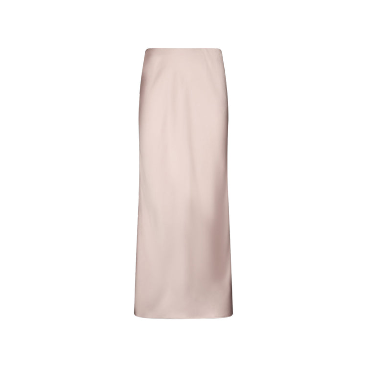 Gonna lunga Donna in raso Rosa