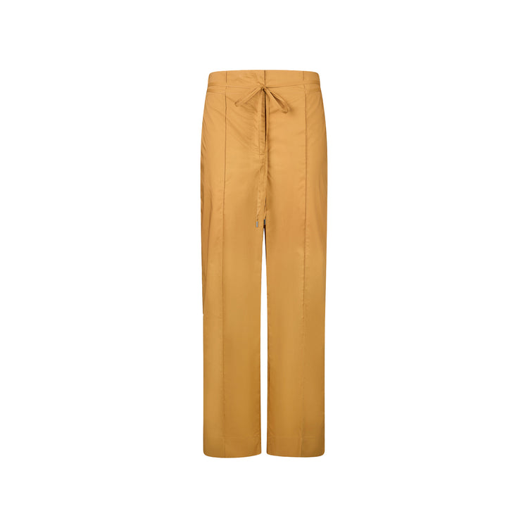 Pantaloni Donna con cintura sur ton Giallo