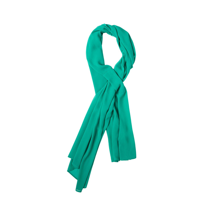 Stola Donna in tinta unita verde