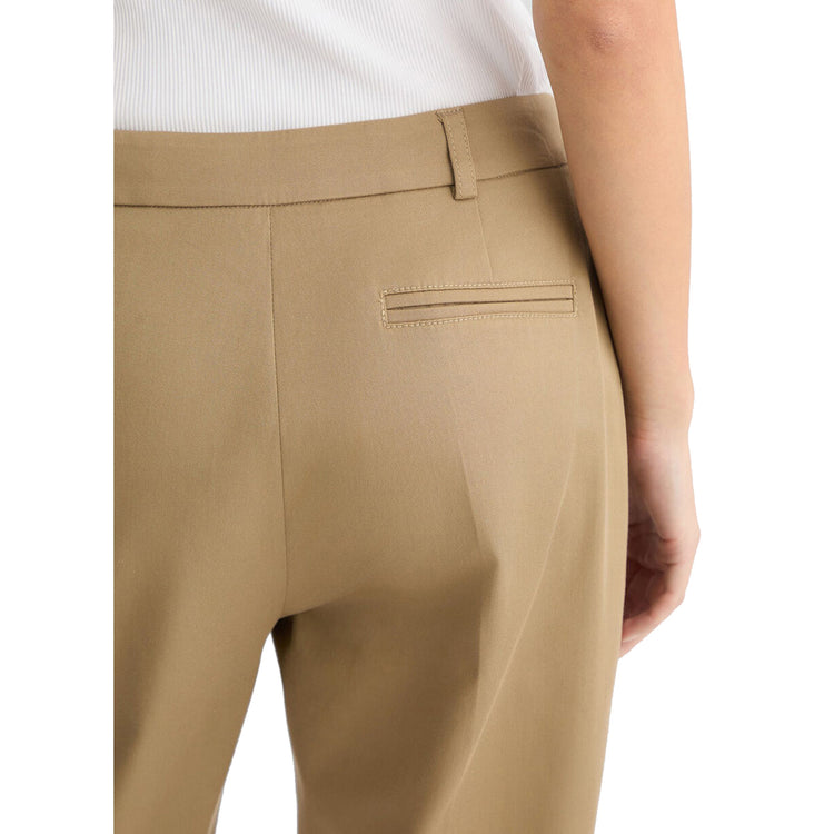 Pantaloni Chino da Donna Beige dettaglio retro