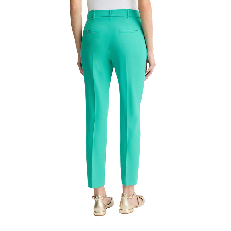 Pantaloni a sigaretta da Donna Verde modella retro