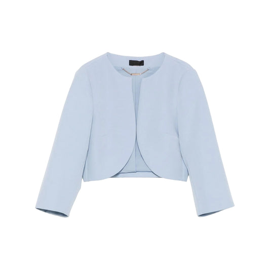Giacca da Donna cropped Celeste