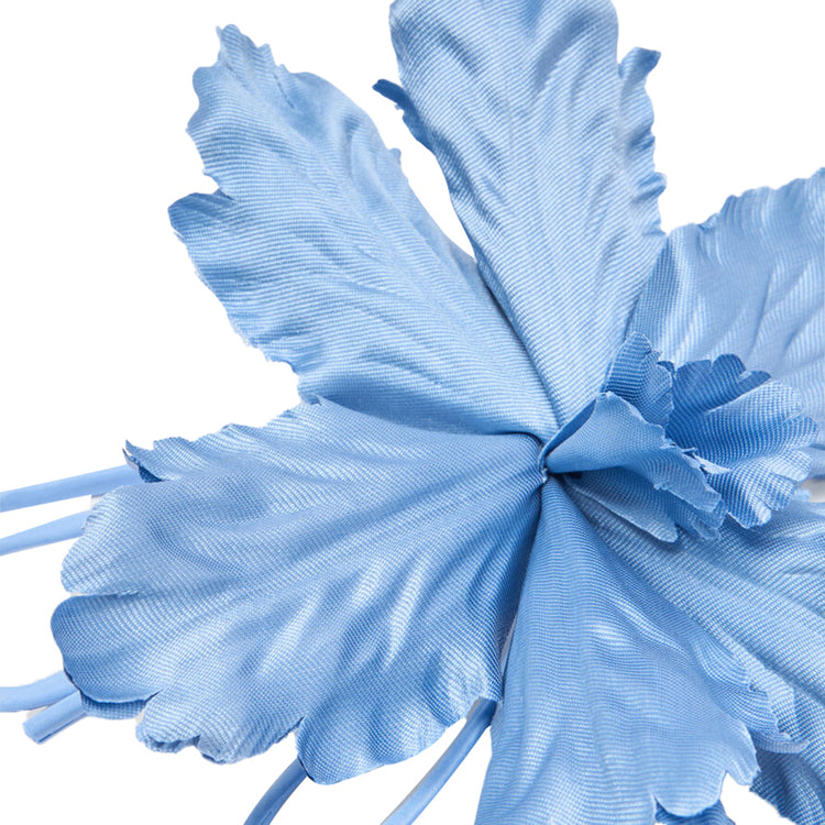 Spilla Donna a Fiore Blu dettaglio