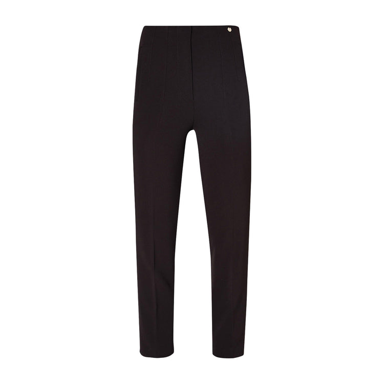 Pantaloni Donna cropped stretch Nero