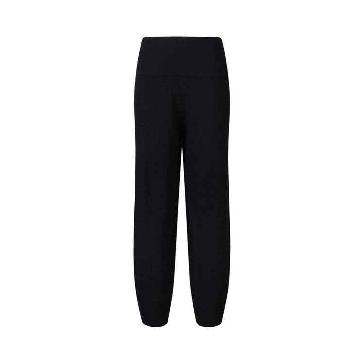 Pantaloni Donna in maglia di misto viscosa nero