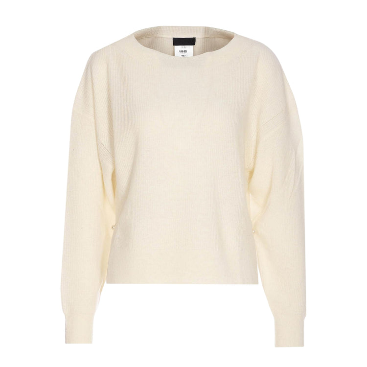Maglia Donna in lana e cashmere Bianco