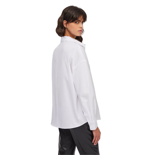 Camicia Donna Bianca con ricami gioiello retro
