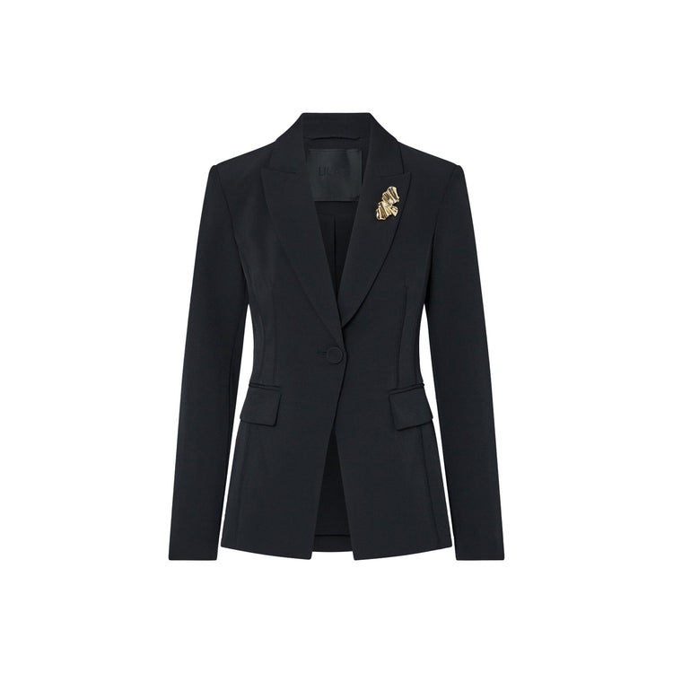 Giacca Donna con zip sui polsi Nero