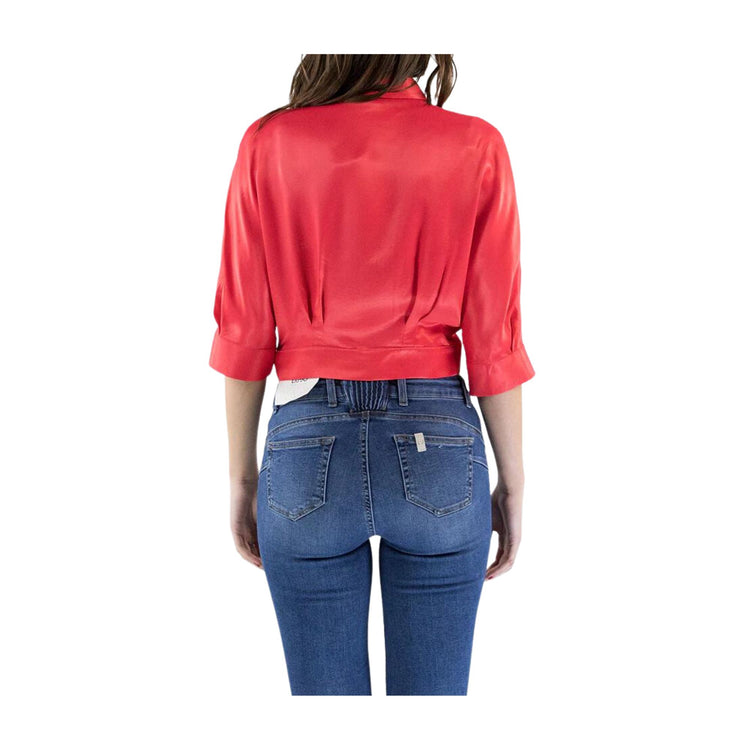 Camicia Donna in raso a tinta unita