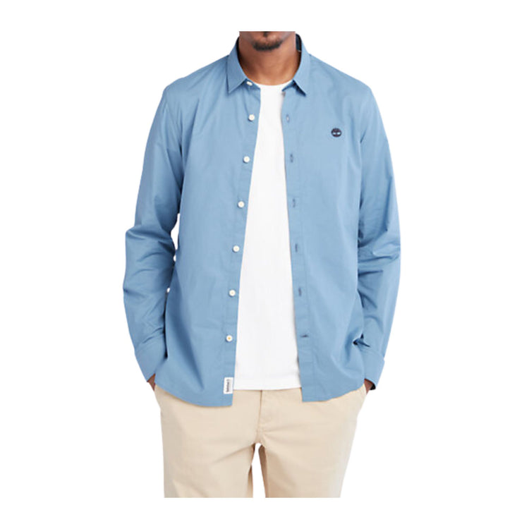 Camicia Uomo in cotone a tinta unita