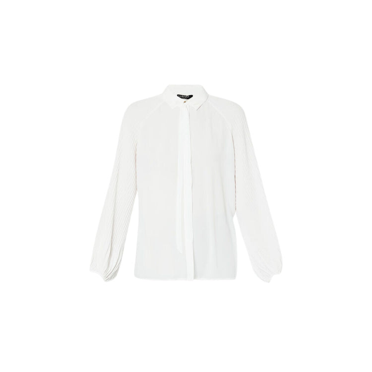 Chemise femme avec noeud au col