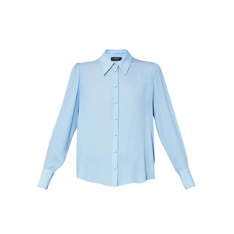 Camicia Donna tinta unita con collo classico