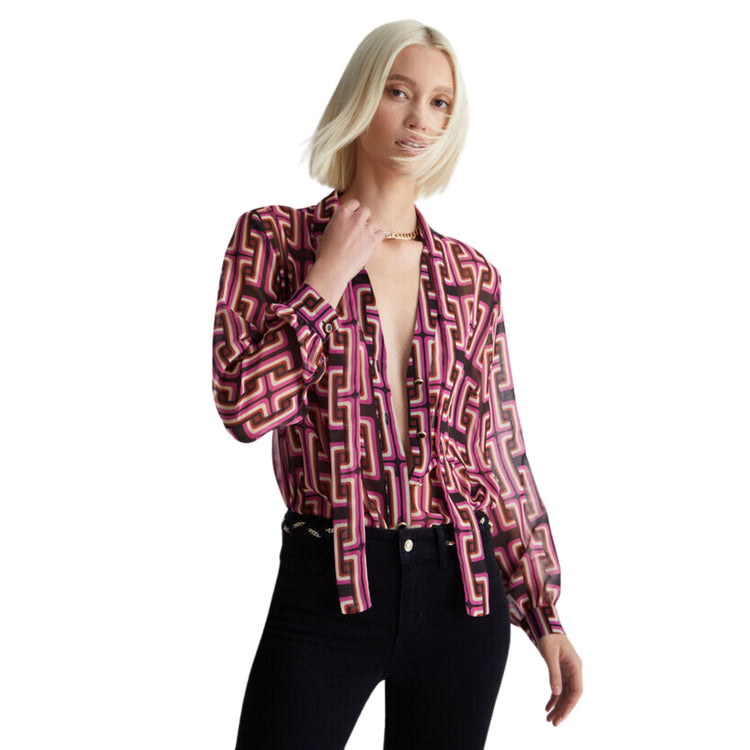 Camicia Donna con stampa geometrica