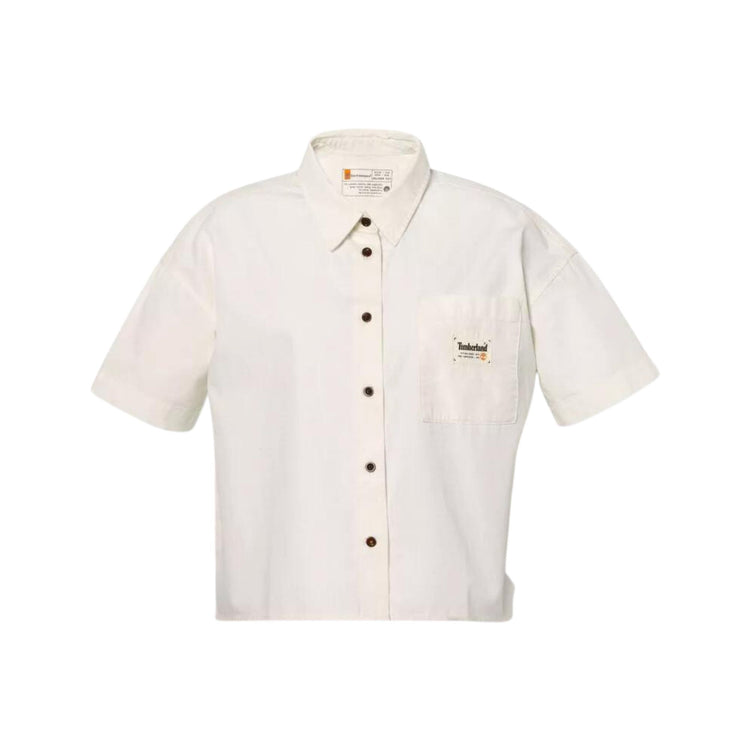 Chemise femme en coton crop