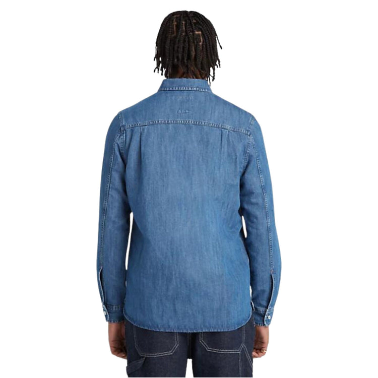 Camicia Uomo in misto cotone e canapa