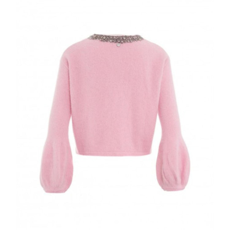 Cardigan Donna con perline ricamate