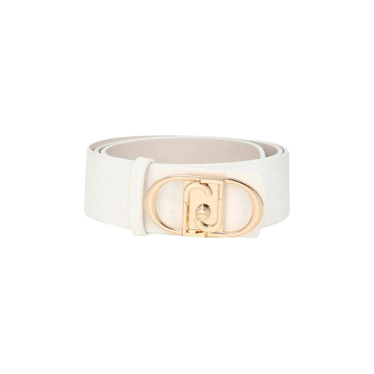 Medium women's belt with logo buckle