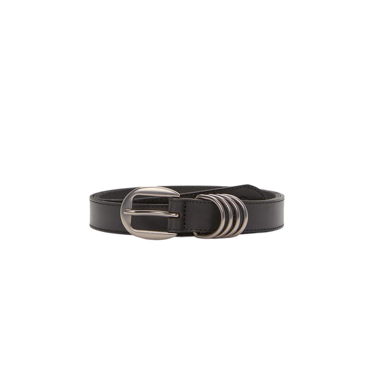 Women's belt with quadruple D loop