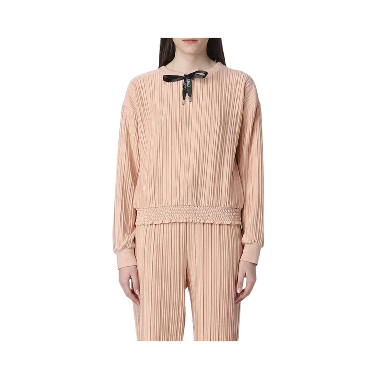 Sweat femme effet plissé